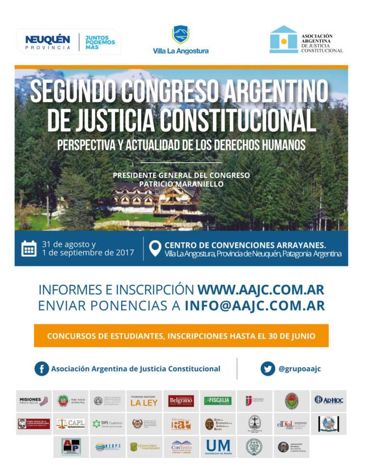 SEGUNDO CONGRESO ARGENTINO DE JUSTICIA CONSTITUCIONAL.