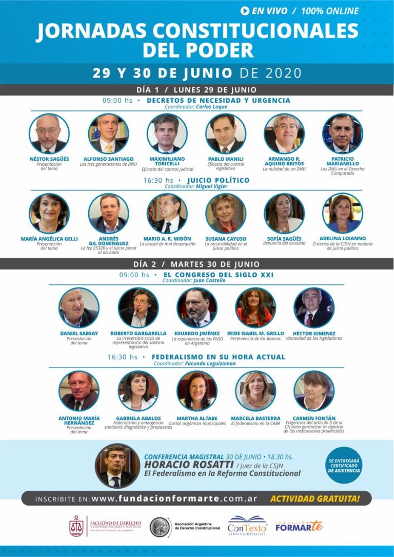 JORNADAS CONSTITUCIONALES DEL PODER