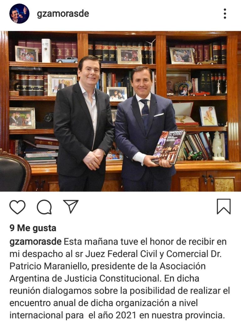 Visita al Gobernador Zamora