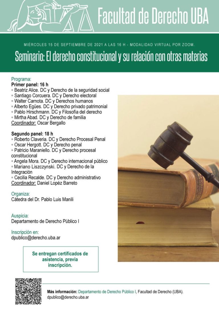 EL DERECHO CONSTITUCIONAL Y SU RELACIÓN CON OTRAS MATERIAS