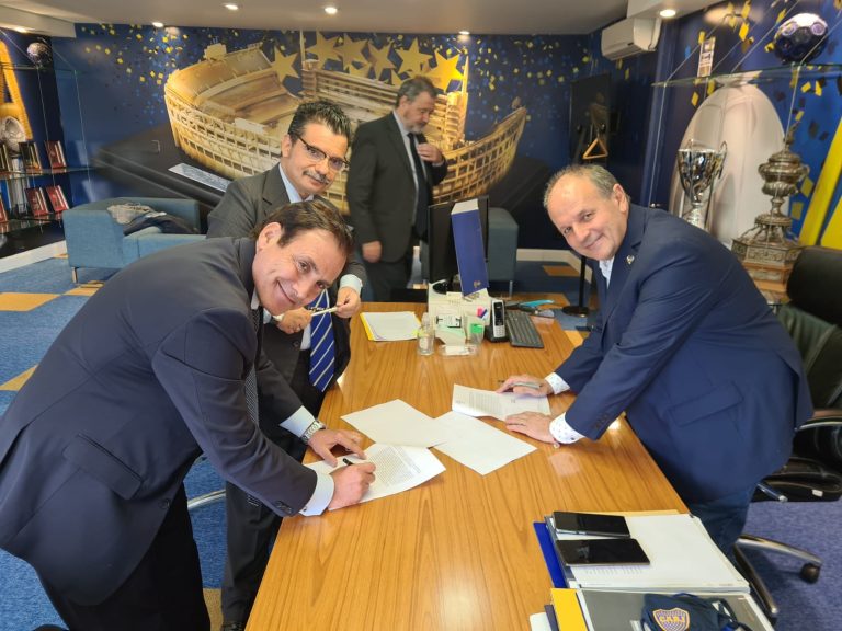 CONVENIO MARCO ENTRE LA FUNDACIÓN CLUB ATLETICO BOCA JUNIORS Y LA AAJC.