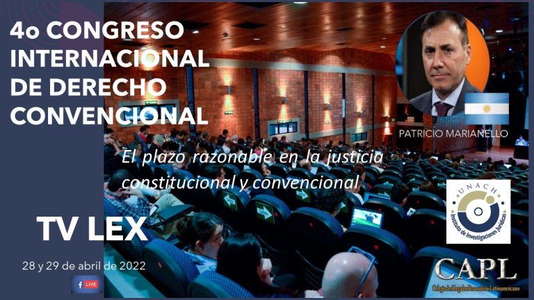 4to CONGRESO INTERNACIONAL DE DERECHO CONVENCIONAL