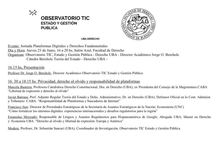 OBSERVATORIO TIC ESTADO Y GESTIÓN PUBLICA – UBA